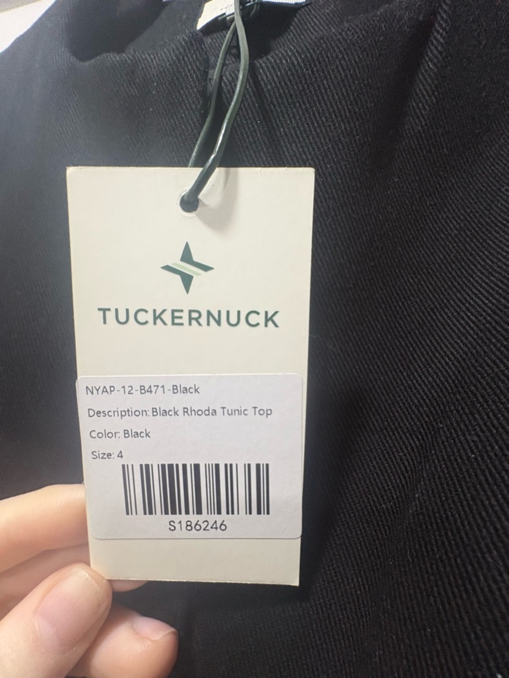 Tuckernuck Black Zip-Front Sleeveless Tunic - Picture 5 of 7